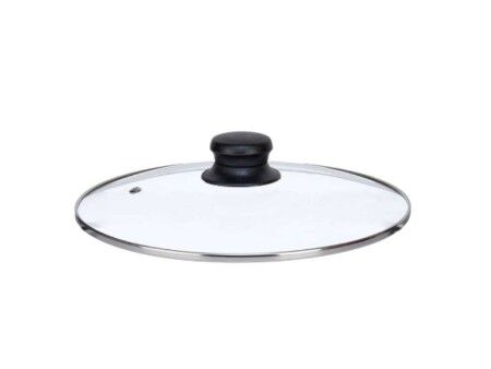 Pokrywna na Garnek Kinvara CN-SW1304-24CM Przezroczysty Srebrzysty Szkło 24 cm (12 Sztuk)