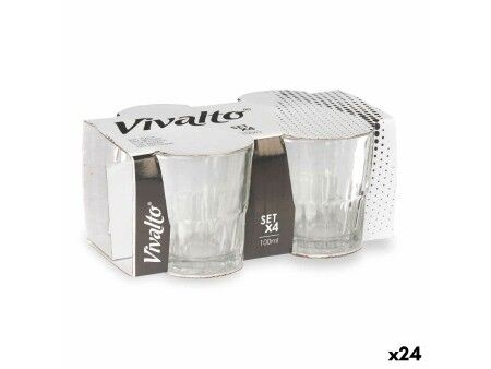 szklanka/kieliszek Vivalto RYG5041 Przezroczysty Szkło 100 ml Kawa (24 Sztuk)