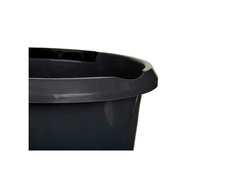 Wiadro z Uchwytem Szary Antracyt 10 L (18 Sztuk)