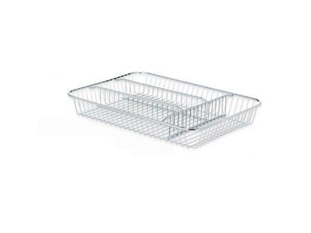 Organizer na Sztućce Kinvara CN-W7267-1 CHROME Srebrzysty Srebro Metal 26 x 4,5 x 35,5 cm (6 Sztuk)
