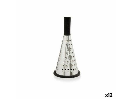 Tarka Kinvara KT224145PA Czarny Srebrzysty Stal nierdzewna ABS TPR 11,5 x 24,5 x 11,5 cm (12 Sztuk)