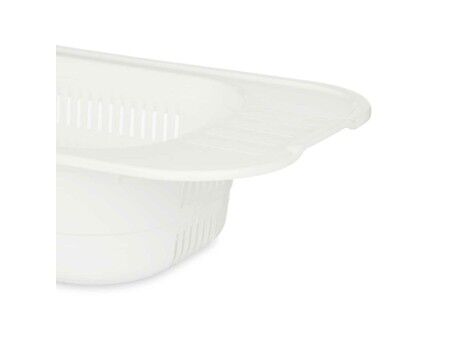 Ociekacz Kinvara 04 1314 Biały Plastikowy 47 x 9,5 x 22 cm (24 Sztuk)