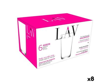 Zestaw kieliszków LAV Assos 490 ml 6 Części (8 Sztuk)