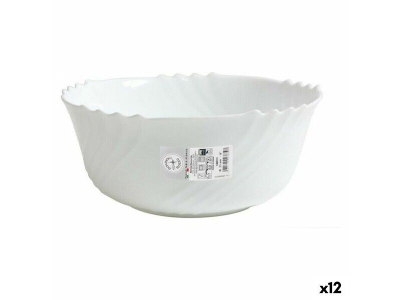 Miska do Sałatki Bormioli 402879FP9321990 (12 Sztuk) (22,5 x 10 cm)