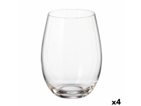 Zestaw kieliszków Bohemia Crystal Clara 560 ml Szkło 6 Części (4 Sztuk)