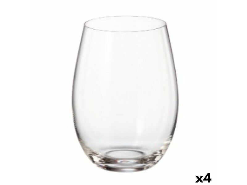 Zestaw kieliszków Bohemia Crystal Clara 560 ml Szkło 6 Części (4 Sztuk)