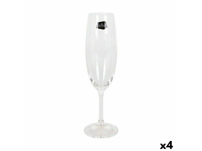 Kieliszek do szampana Crystalex Lara Szkło 220 ml Szampan 6 Części (6 Sztuk) (4 Sztuk)