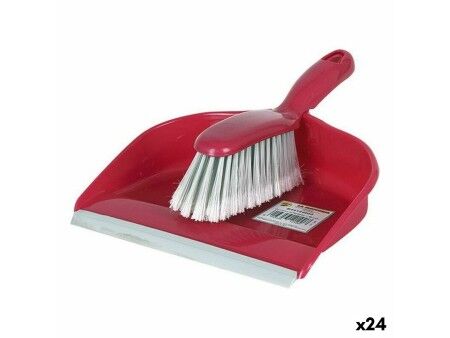 Szufelka La Mopperia 39322 Szczotka Gumowy 23 x 30,5 x 10 cm (24 Sztuk) (23 x 30,5 x 10 cm)