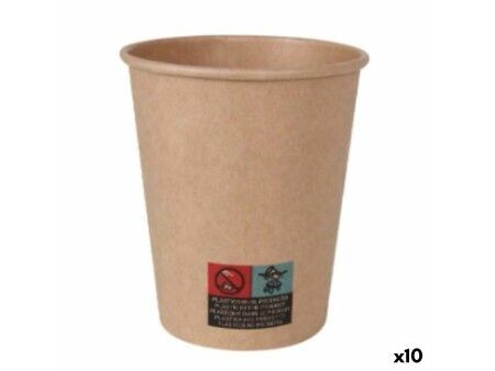 Zestaw kieliszków Algon Karton Jednorazowe 10 Sztuk 250 ml (100 Części)