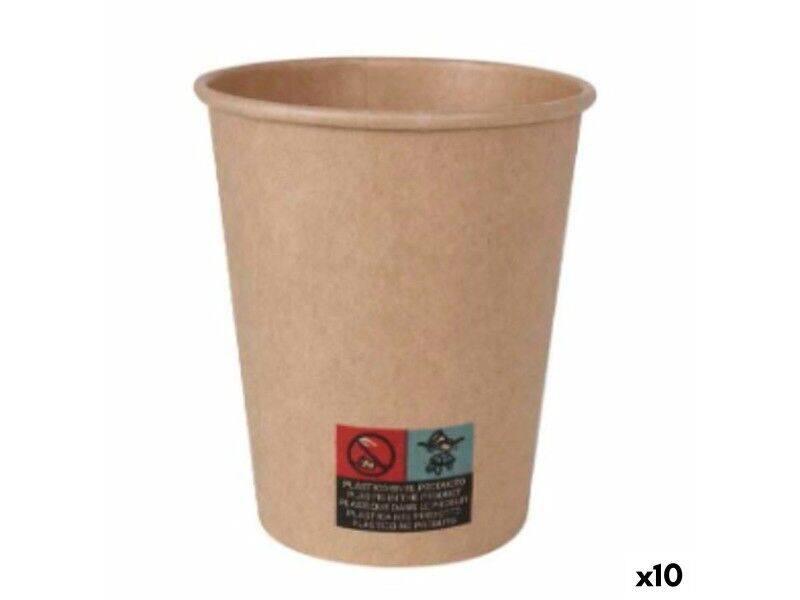 Zestaw kieliszków Algon Karton Jednorazowe 10 Sztuk 250 ml (100 Części)