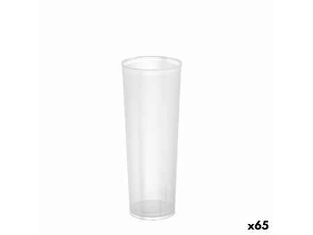 Zestaw szklanek wielokrotnego użytku Algon Przezroczysty 65 Sztuk 330 ml (6 Części)