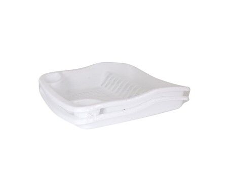 Ociekacz do Naczyń Dem Bloom Plastikowy Biały 48 x 40 x 11,5 cm (7 Sztuk)