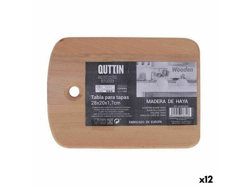 Deska do krojenia Quttin 28 x 20 x 1,7 cm (12 Sztuk)