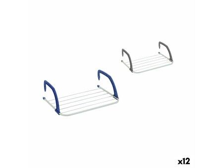 Stojak do suszenia prania Confortime Wieszak na drzwi 52 x 34,5 x 16 cm (12 Sztuk)