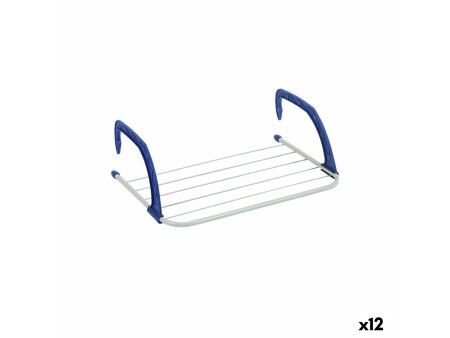 Stojak do suszenia prania Confortime Wieszak na drzwi 52 x 34,5 x 16 cm (12 Sztuk)