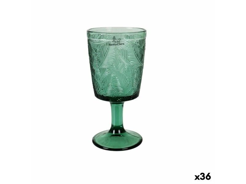 Kieliszek do wina Santa Clara Turia 320 ml Kolor Zielony (36 Sztuk)