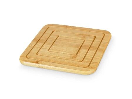 Podkładki na stół Kinvara 896 Naturalny Bambus Kwadratowy 19 x 1 x 19 cm (24 Sztuk)