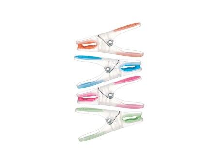 Klamerki do Ubrań Wielokolorowy Silikon Plastikowy 20 Części Set (24 Sztuk)