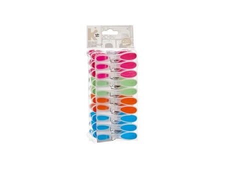 Klamerki do Ubrań Wielokolorowy Silikon Plastikowy 20 Części Set (24 Sztuk)