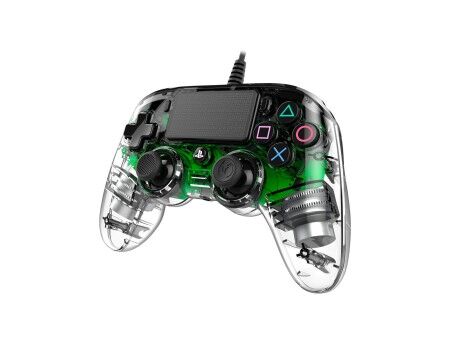 Bezprzewodowy Pilot Gaming Nacon PS4OFCPADCLGREEN Kolor Zielony Przezroczysty PlayStation 4