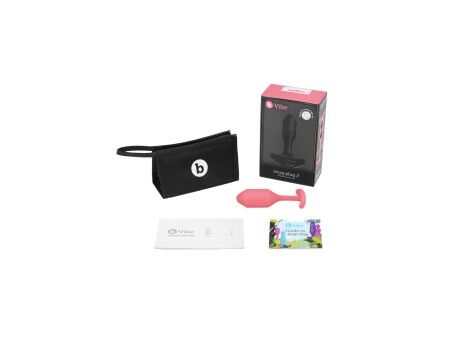 Zatyczka Analna B-Vibe 2 Pomarańczowy Koral