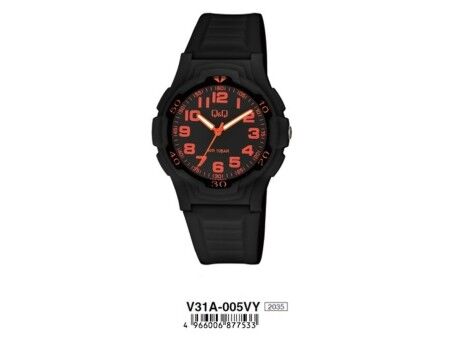 Zegarek Męski Q&Q V31A-005VY Biały Srebrzysty (Ø 40 mm)