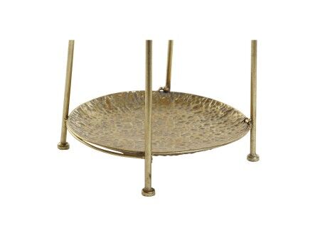 Miska na Owoce Home ESPRIT Złoty Metal 36,5 x 36,5 x 61 cm