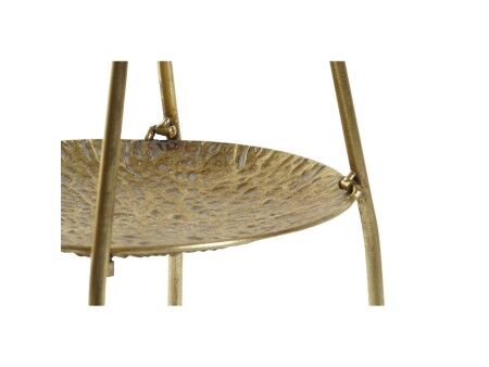 Miska na Owoce Home ESPRIT Złoty Metal 36,5 x 36,5 x 61 cm