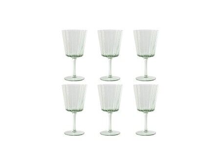 Zestaw kubków Home ESPRIT Kolor Zielony Szkło 285 ml 8,4 x 8,4 x 16,4 cm (6 Sztuk)