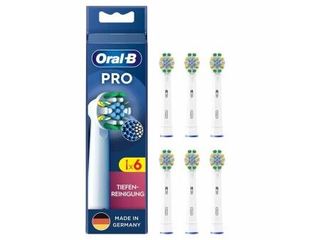 Główka do Szczoteczki do Zębów Oral-B Pro Biały 6 Sztuk