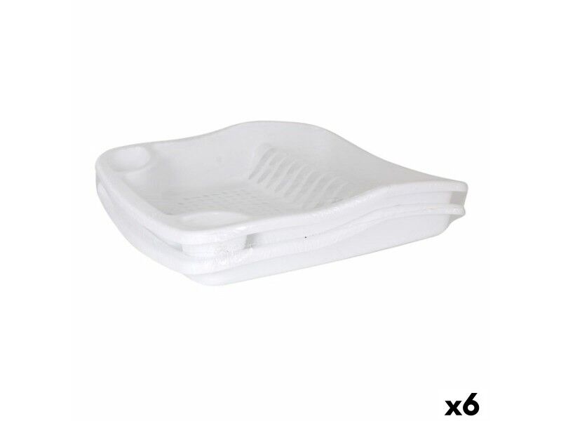 Ociekacz Dem Bloom Taca Biały 40 x 39 x 9,3 cm (6 Sztuk)