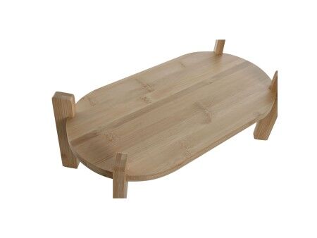 Dozownik napojów Home ESPRIT Silikon Bambus Szkło Plastikowy 5,5 L 37 x 25 x 46 cm