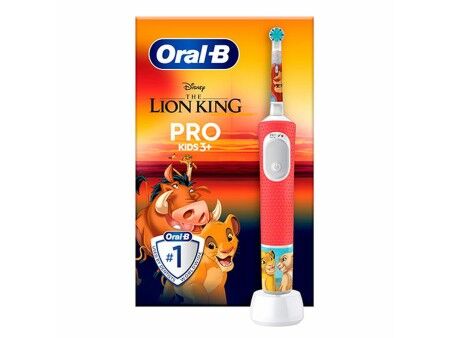 Elektryczna Szczoteczka do Zębów Oral-B Rey Leon Czerwony Wielokolorowy
