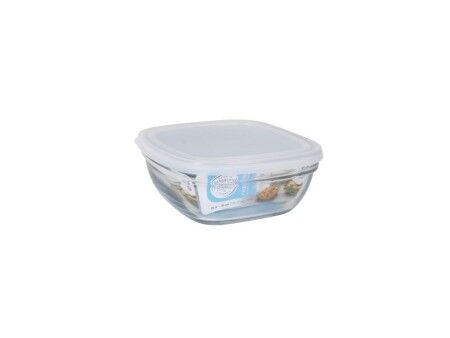 Pojemnik na Lunch Duralex Biały Przezroczysty 610 ml (12 Sztuk)