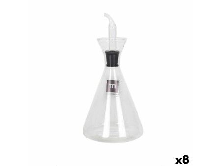 Buteleczka na oliwę La Mediterránea Przezroczysty Szkło borokrzemowe 250 ml (8 Sztuk)