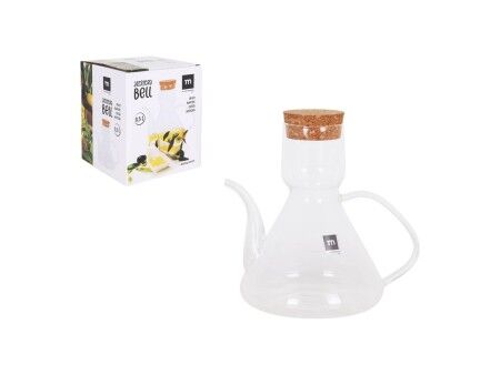 Buteleczka na oliwę La Mediterránea Bell Przezroczysty Silikon Szkło borokrzemowe 500 ml (8 Sztuk)