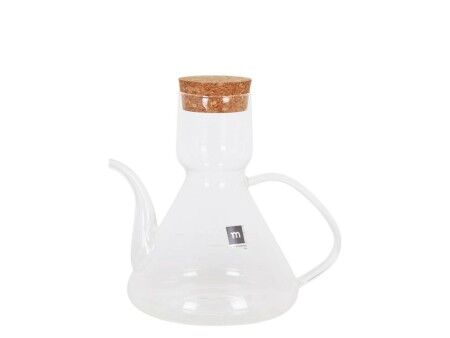 Buteleczka na oliwę La Mediterránea Bell Przezroczysty Silikon Szkło borokrzemowe 500 ml (8 Sztuk)