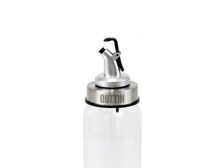 Buteleczka na oliwę Quttin Przezroczysty Srebrzysty Szkło 0,5 L 6 x 6 x 26 cm (12 Sztuk)