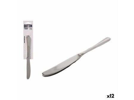 Zestaw noży Quttin Antártica Srebrzysty Stal nierdzewna 21,6 x 1,8 cm 2 Części (12 Sztuk)