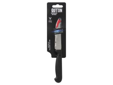 Nóż Obierak Quttin Laser Czarny Srebrzysty Stal nierdzewna 8,5 cm (36 Sztuk)