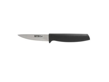 Nóż Obierak Quttin Laos Czarny Srebrzysty Stal nierdzewna 8,5 cm (36 Sztuk)
