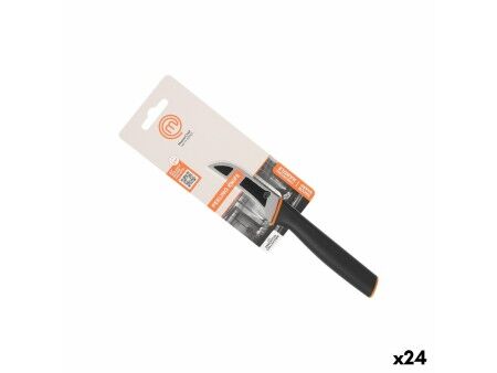 Nóż Obierak MasterChef Czarny Srebrzysty Stal nierdzewna 7,5 cm (24 Sztuk)