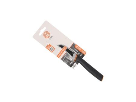 Nóż Obierak MasterChef Czarny Srebrzysty Stal nierdzewna 7,5 cm (24 Sztuk)