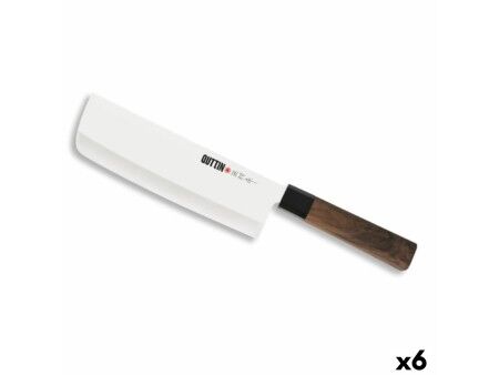 Nóż kuchenny Quttin Takamura Brązowy Srebrzysty 17 cm (6 Sztuk)
