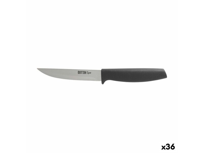 Nóż kuchenny Quttin Laos Czarny Srebrzysty 11 cm 20 x 2 x 2 cm Uniwersalny (36 Sztuk)