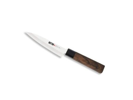 Nóż kuchenny Quttin Banno Takamura Brązowy Srebrzysty 12 cm (12 Sztuk)
