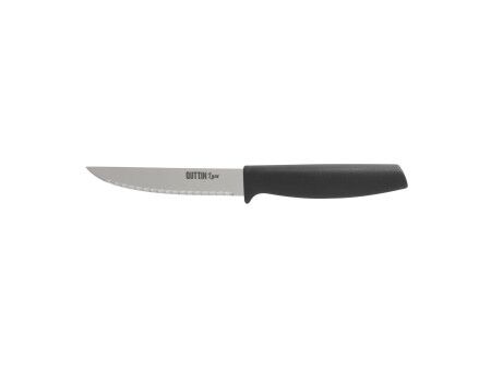 Nóż kuchenny Quttin Laos Czarny Srebrzysty 11 cm Uniwersalny (36 Sztuk)
