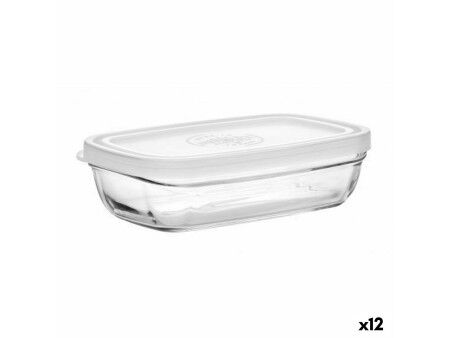 Pojemnik na Lunch Duralex FreshBox Przezroczysty 15 x 10 x 4 cm (12 Sztuk)