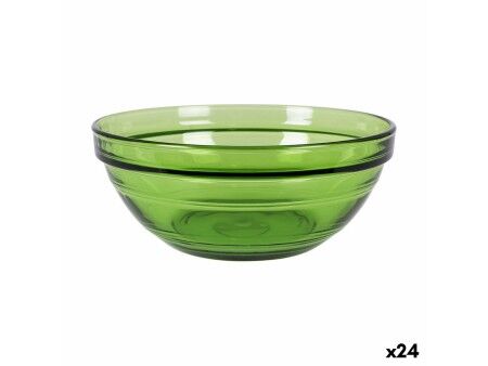 Miska do Sałatki Duralex Lys 970 ml Kolor Zielony (24 Sztuk)