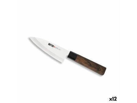 Nóż kuchenny Quttin DEBA Takamura Brązowy Srebrzysty 11 cm (12 Sztuk)